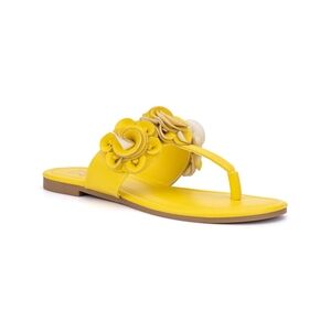 NY & C Womens Liana T-Strap Sandal 6.5